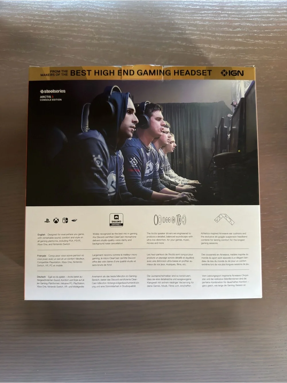 Steelseries arctis console